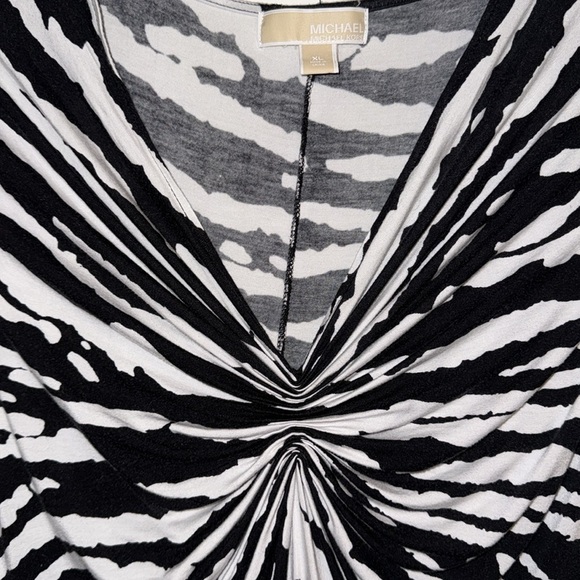 🌹MICHAEL MICHAEL KORS ZEBRA SLEEVELESS DRESS - Picture 4 of 7